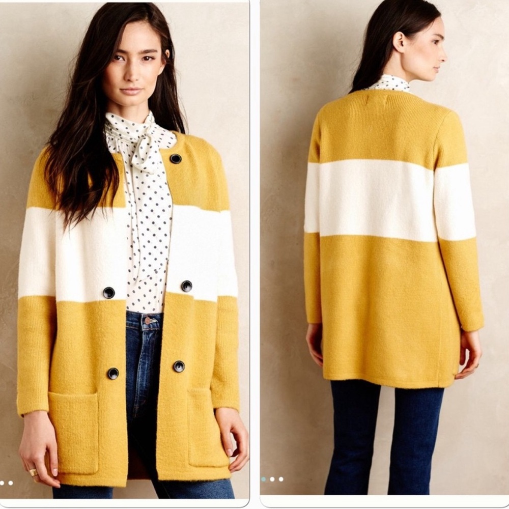 Anthropologie La Fee Verte long sweater cardigan